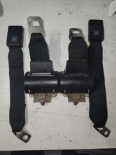 74-81 Firebird Camaro Black Rear Seat Belt Retractor Receiver Set Original 1979 74-81 Firebird Camaro Black Rear Seat Belt Retractor Receiver Set Original 1979