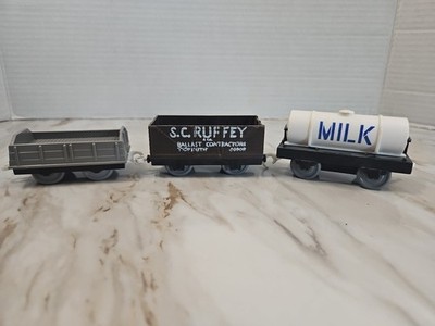 Thomas & Friends Trackmaster Cargo Lot Milk Car Plus 2 Others