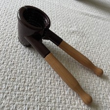 Vintage Heavy Duty Nut Cracker Hand Held For Pecans & Walnuts with MCM Dutch