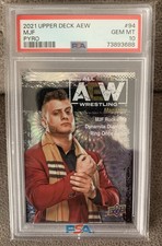2021 Upper Deck AEW #94 MJF Pyro Variant PSA 10 Rookie Card (RC)
