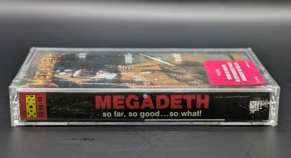 SEALED, Megadeth – So Far, So Good... So What!, Cassette, Hype Sticker, US, 1988 - Image 3 of 4