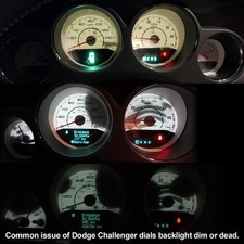 Blue EL Panel for Dodge Challenger Charger Magnum Instrument Cluster gallery