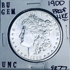 1900 BU GEM MORGAN SILVER DOLLAR UNC MS+++ U.S. MINT RARE COIN 9877