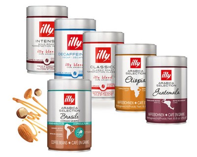ILLY - 6 Dosen à 250 Gramm Kaffeebohnen | Wunschvariante wählen - Arabica Select
