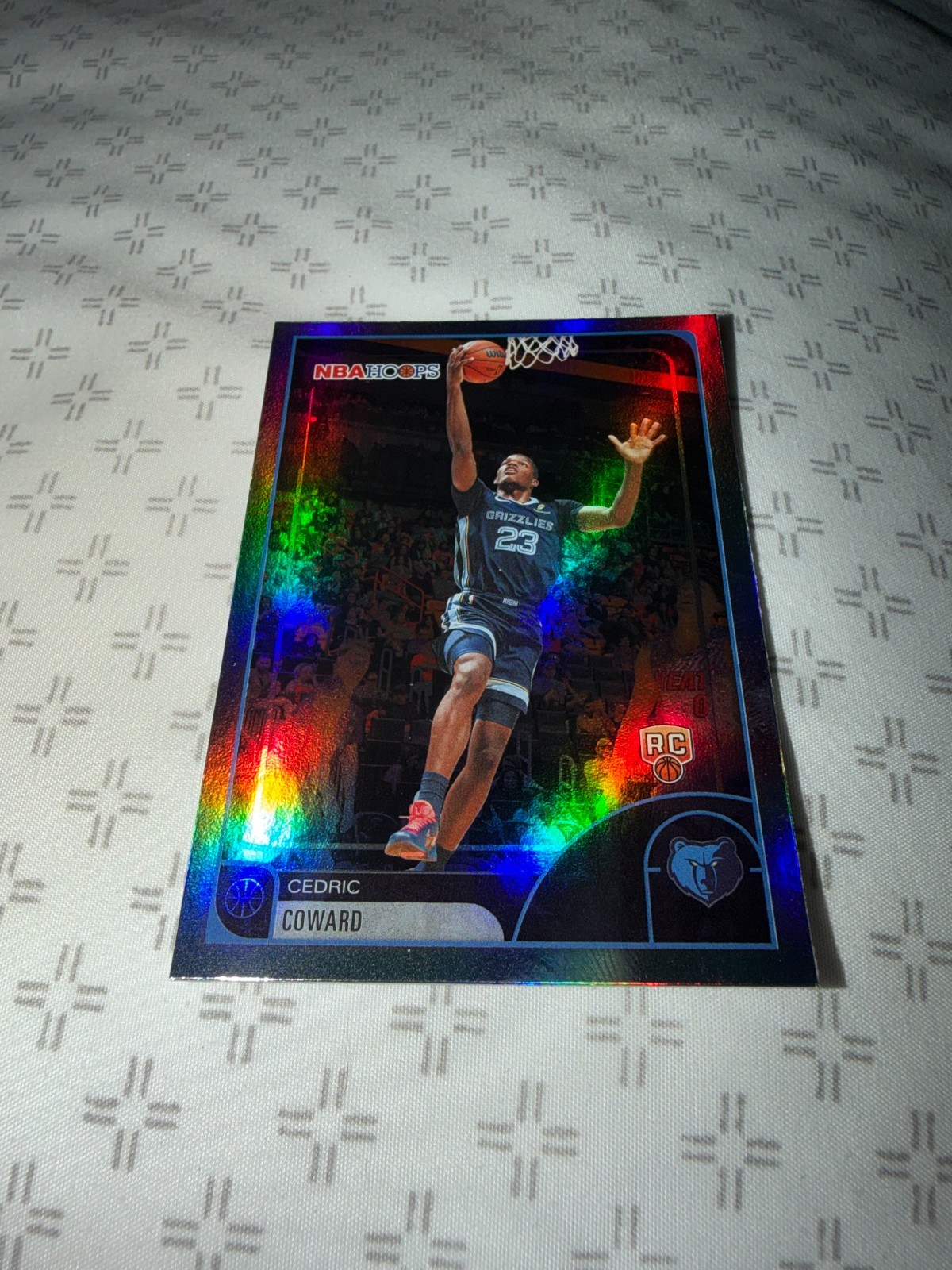 2025 Topps NBA Hoops Cedric Coward Rookie #90