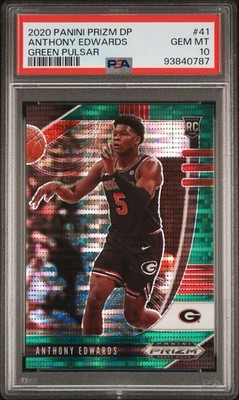 2020-21 Prizm Draft Picks Anthony Edwards #1 RC /25 Georgia Minnesota PSA 10 🔥