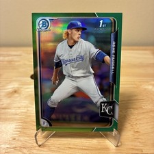 2015 Bowman Draft - Chrome Ashe Russell #14 Green Refractor /99 (RC)