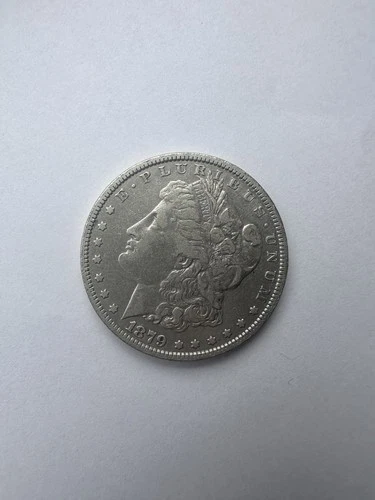 Morgan Silver Dollar $1 Coins 1879 Circulated 0.9 Fineness