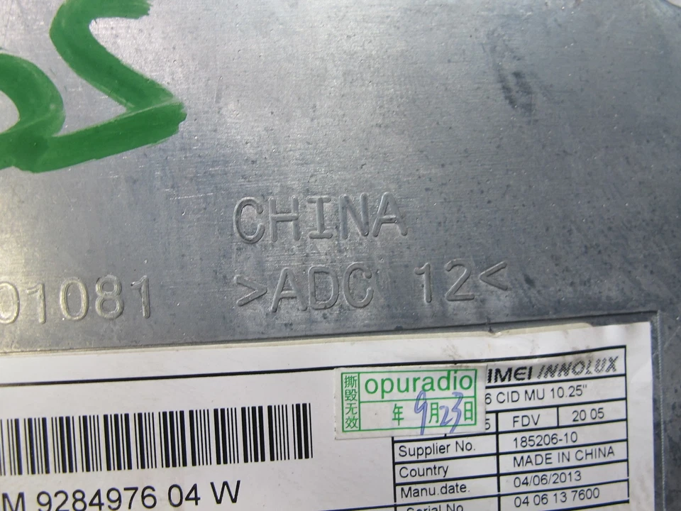 BMW F12 F13 F06 M6 2012-2015 TABLERO NAVEGACIÓN PANTALLA MONITOR 10" Foto 3 de 4