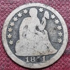 1851 Seated Liberty Dime 10c Circulated #98098