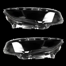 For Honda Civic 2016 2017 2018 Halogen Headlamp Headlight Lens Lense Cover Pair