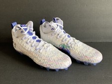 Under Armour Spotlight Clone Womens 3026342-100 White Football Cleats Size 12