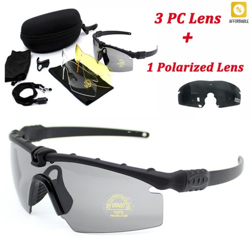 de sol polarizadas para hombre gafas tácticas deportivas gafas militares seguridad | eBay