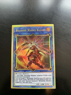 Brandish Maiden Kagari RC-EN028 Gold Boarder. English  Proxy