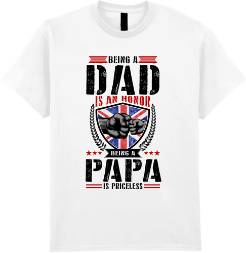 Being a Dad Is an Honour, Being a Papa Is Priceless, Father Day Gift T Shirt - 第 11/13 張圖片