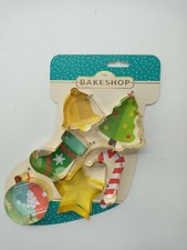 Cookie Cutters from The Bake Shop Set Of 6 Stainless, New