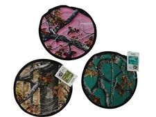 Pet Champion Throw Fetch Squeaker Flying Disc Toy for Dog Real Tree Camo