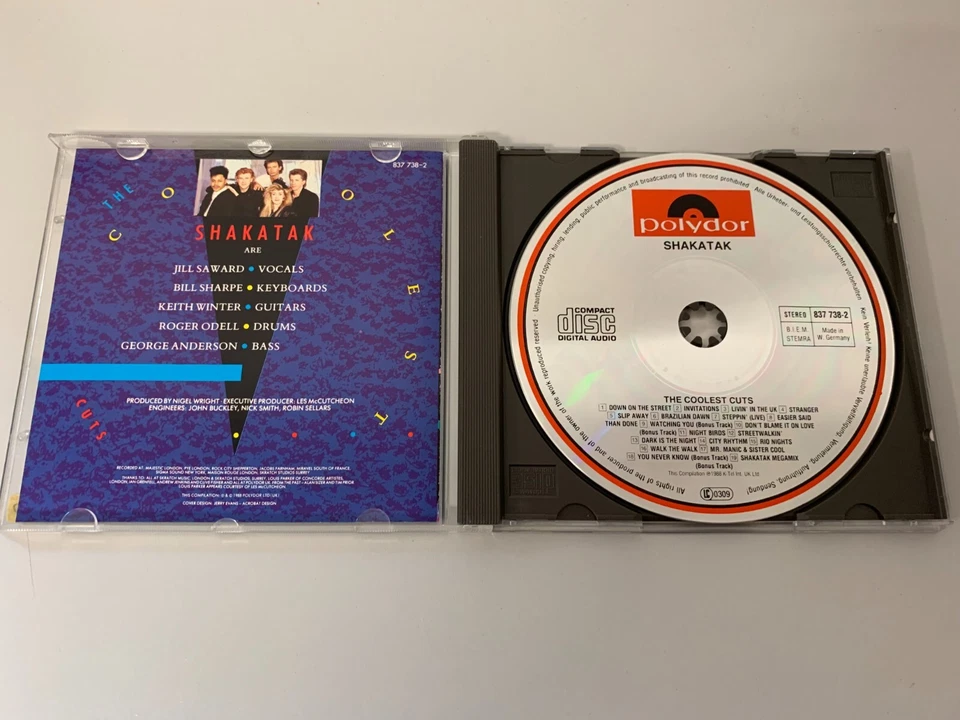 Shakatak – The Coolest Cuts - CD © 1988 - 4 Bonus Tracks/Megamix.. - Bild 2 von 3