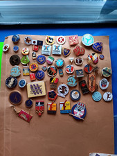 63 Gymnastic Pins many countries many years and Olympics