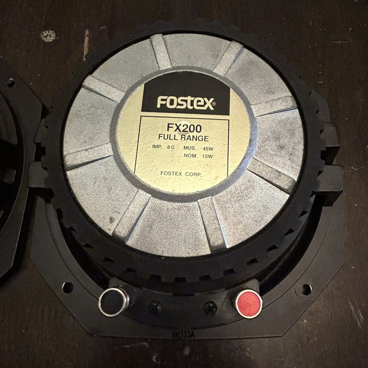 スピーカー・ウーファー FOSTEX FX200 2x Fostex Fx200 8” Full Range Driver Speaker Open Baffle DIY