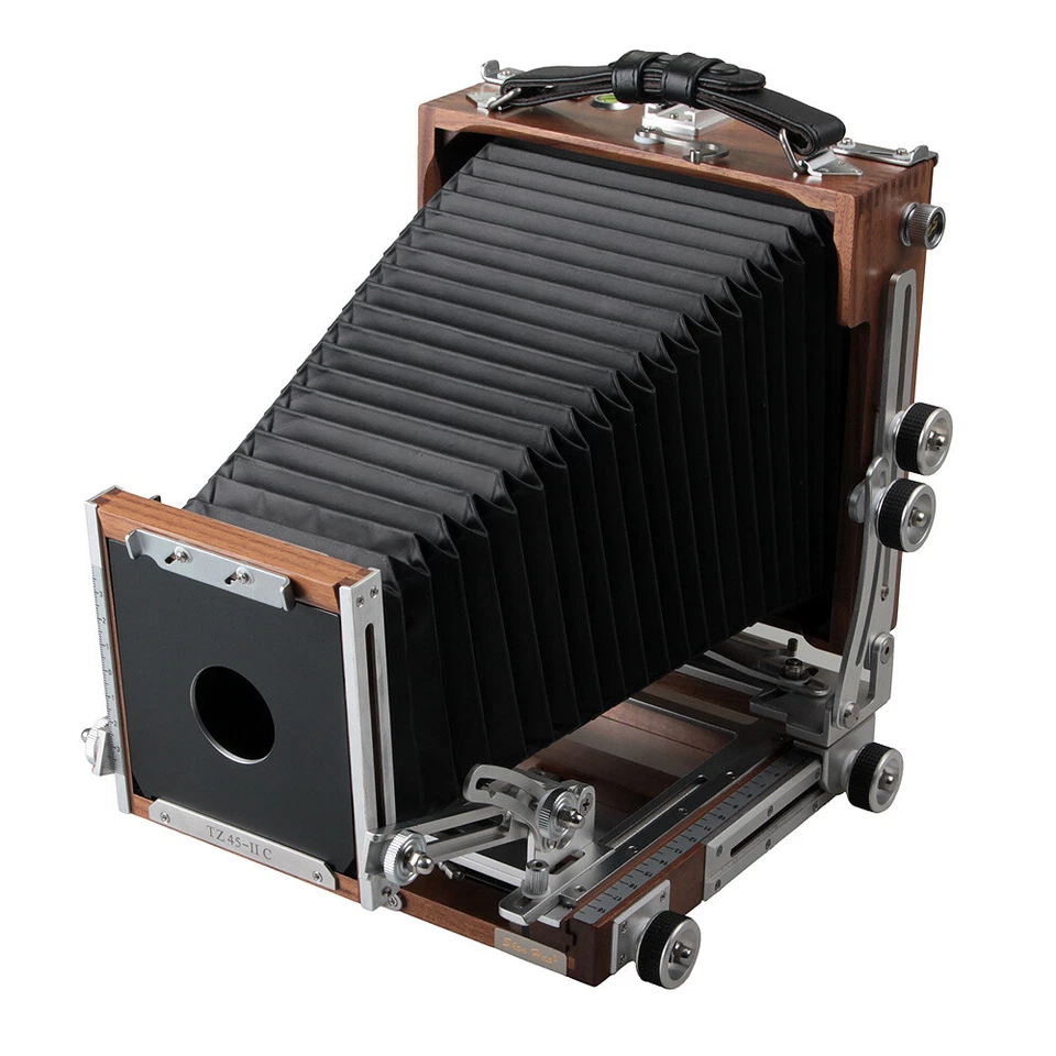 Shen Hao TZ45-II C Field Folding 4X5” Large Format Camera Black Walnut Wooden - Bild 3 von 4
