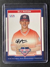 2017 Panini USA Stars & Stripes Eli Paton Autograph Black #09/25!!!