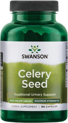CELERY SEED (Cellery) Maximum Strength 500mg 180 caps Urinary Health Antioxidant