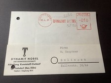 Werbe Karte Troisdorf, Dynamit Nobel Kunstform Verkauf 1961