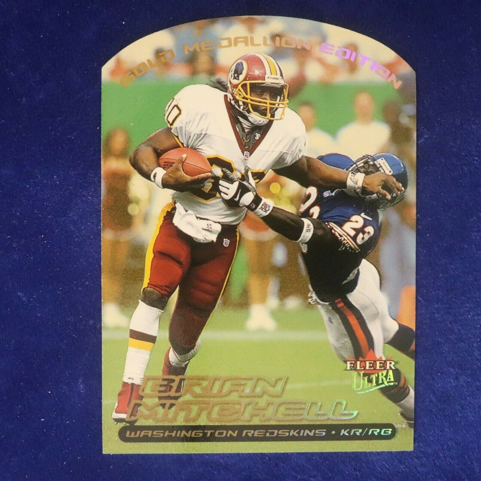 2000 Fleer Ultra Gold Medallion Die-Cut #93G: Brian Mitchell (DC-663)