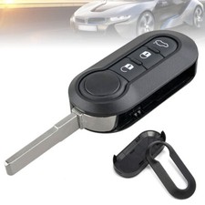 For Fiat 500 Panda Punto Bravo Replacement Smart Remote Key Fob Shell Case Black For Fiat 500 Panda Punto Bravo Replacement Smart Remote Key Fob Shell Case Black