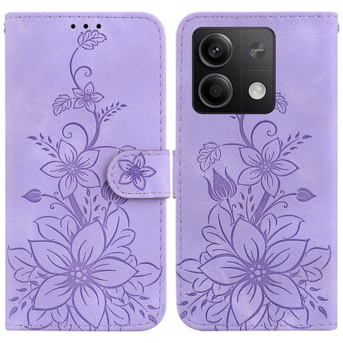 PU Leather Flower Lily Phone Case For Infinix Hot 40 30i 20S 12i 11S 10T 30 20 - Photo 9/12