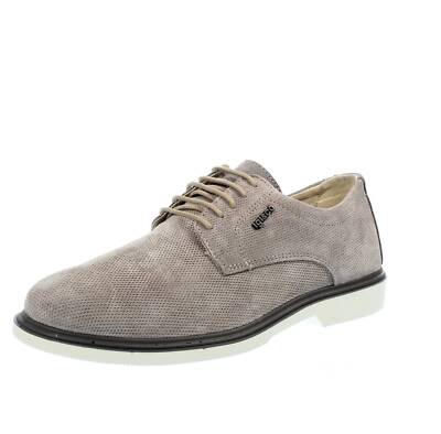 Igi & Co Garret - Sportliche Schnürsenkel aus grauem Leder - Herren Schnürschuhe