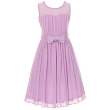 LILAC Size 4 Flower Girl Dress Birthday Party Formal Wedding Bridesmaid Dance