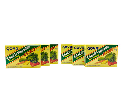 Goya Salad & Vegetable Seasoning, 20-envelopes, 3.52-Ounce Units (Pack of 6)