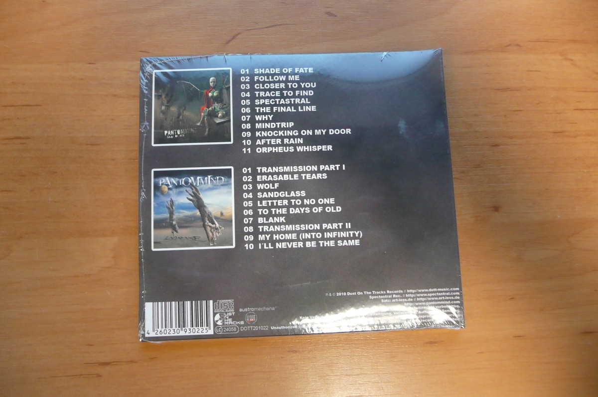2CD PANTOMMIND - SHADE OF FATE + LUNASENSE / DOTTR 2010 SS