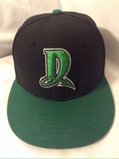 Dayton Dragons New Era Black/Green Hat Cap 6 7/8 Reds Minor League Class A Ohio