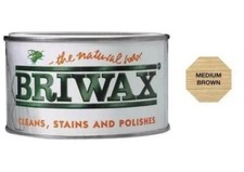 Medium Brown**Briwax Original Wax Polish Wood Furniture Cleans Stains-  400g