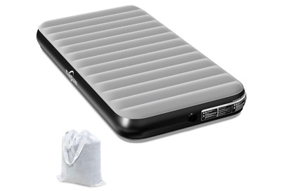 Tinsun Twin Size Air Mattress JS-HE-009T (Black) NEW 80''L x 60''W x 18''