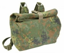 BW Gasmaskentasche ABC Tasche Maskentasche flecktarn M2000 mit Gurt neuwertig