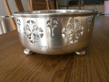 Mappin &Webb ,Princes Plate Bowl,7" Dia on four bun feet