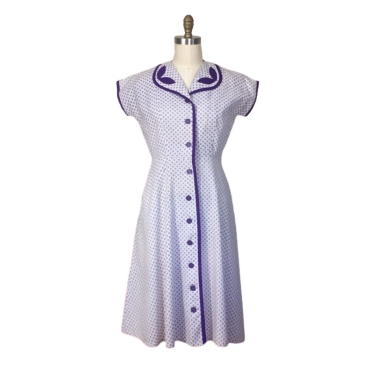 white christmas dresses 1950s Mode O' Day Lime Floral Cotton Dress main image 0