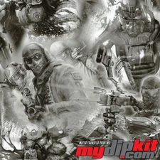 Hydrographics Film Hydro Dipping Water Transfer Print Film DD747A Team Apocalyps