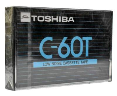Casete virgen Toshiba C-60T Normal Bias 120 us EQ