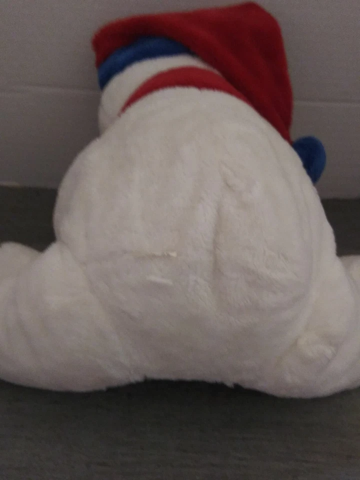 Boneco de neve segurando pão de gengibre saco de feijão amigo pelúcia - Imagem 2 de 2