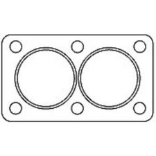 HJS Dichtung Abgasrohr Auspuffdichtungen passend für Opel Manta B 58_ 59_