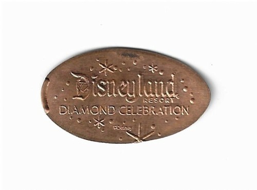 Disneyland -"Diamond Celebration" - Pressed Penny - 2015 - Retired