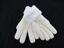 Ivory Fleece Gloves Size One Size