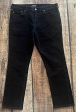 POLO RALPH LAUREN VARICK SLIM STRAIGHT CORDUROY PANTS NAVY MENS 38X32 EXCELLENT