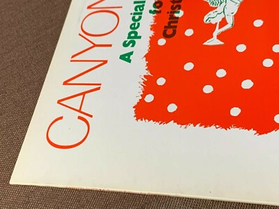 Promo-only Canyon Cuts Special Christmas JAPAN LP RECOR DB