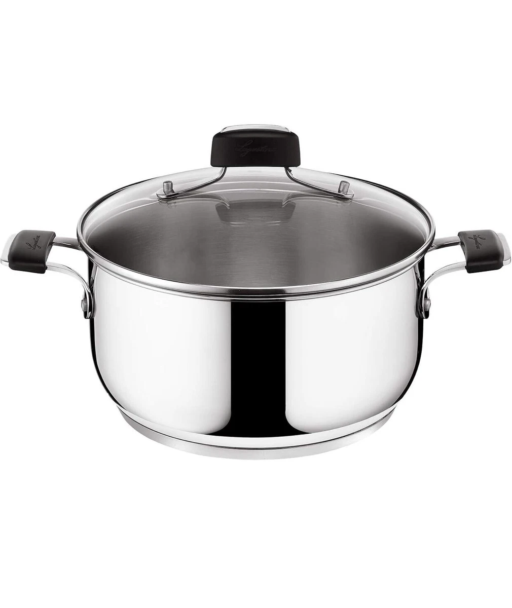 Pentola Pasta e Pasta per Induzione 2 Cestelli Acciaio Inox con